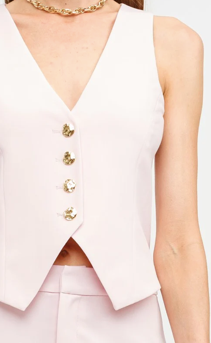 Scarlett Vest Pink