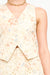 Scarlett Floral Vest Cream