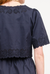 Hailey Navy Blouse