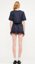 Hailey Navy Blouse