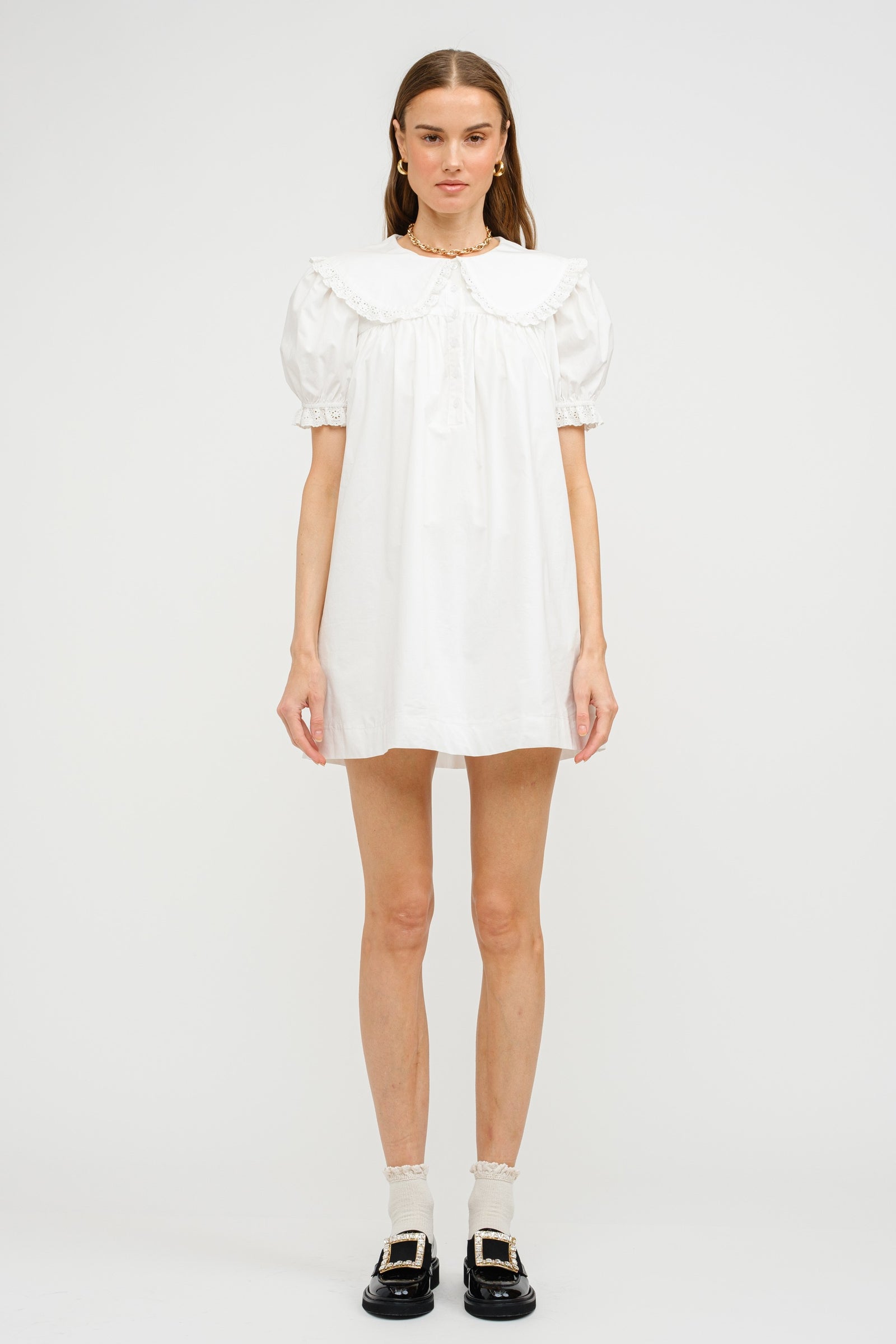 Charlotte Dress Off White