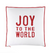 Face to Face Euro Pillow Joy to the World