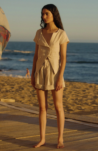 Crocco Linen Short Sand