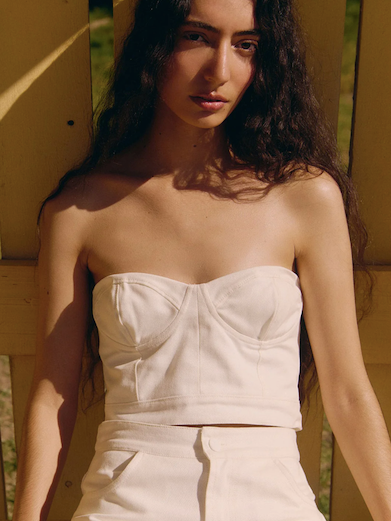 La Barra Bustier Ivory