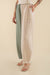 Keli Colorblock Cotton Gauze Lantern Pant Natural Sage