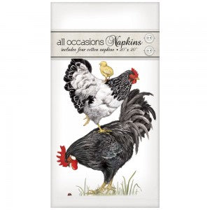 Stacked Chickens Casual Napkins