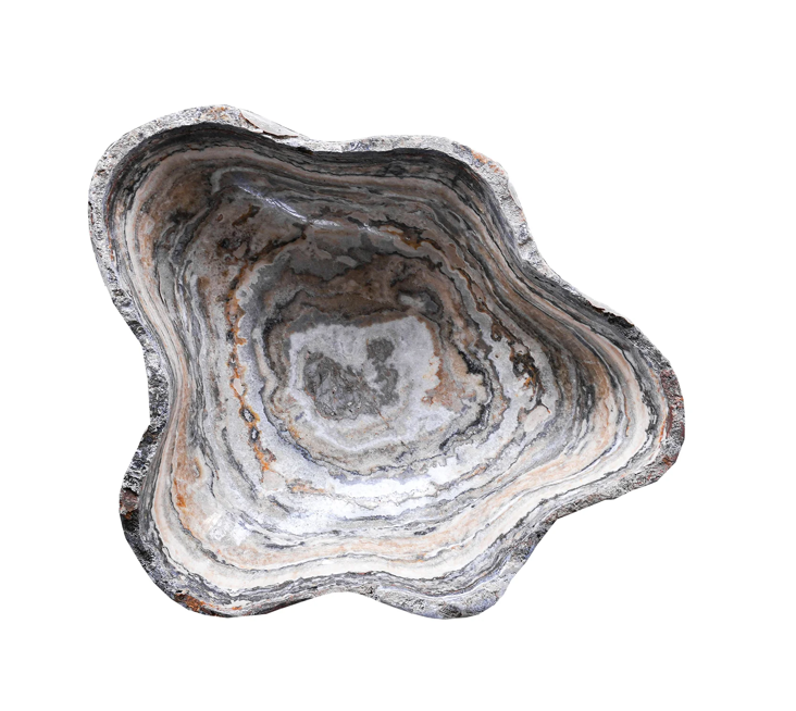 Onyx Bowl Freeform Black Lapiz L
