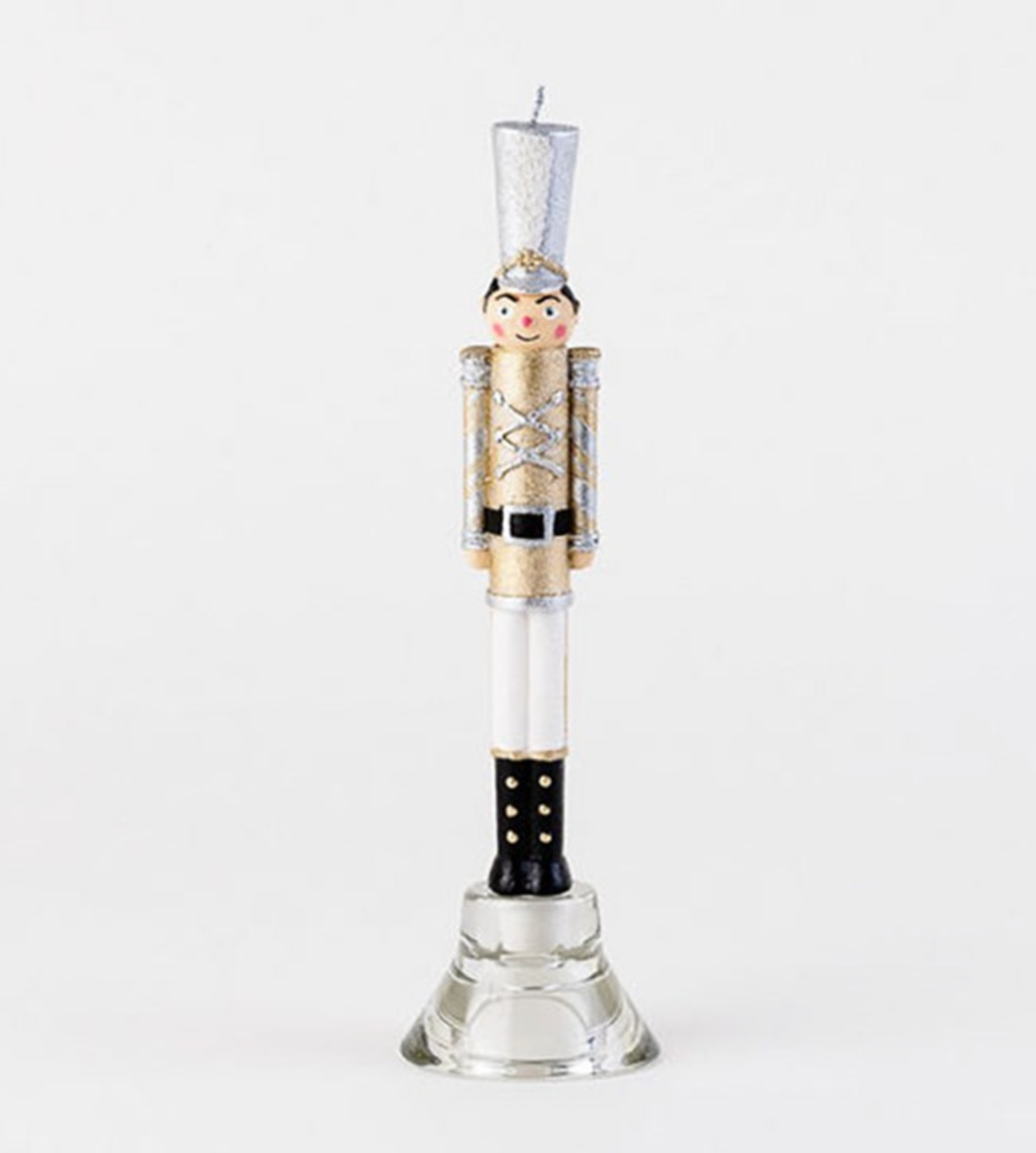 Soldier Taper Candle, Gold