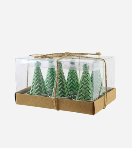 Metallic Tree Tea Light