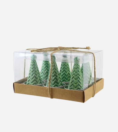 Metallic Tree Tea Light