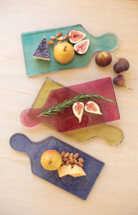 Glass Cheese Board