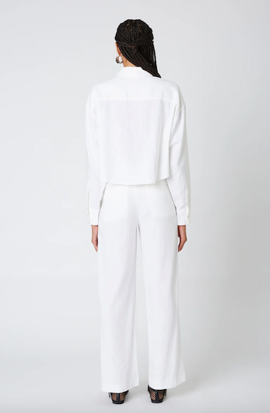 Nilvia Sage Pant White