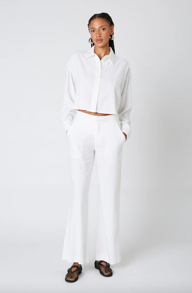 Nilvia Sage Pant White