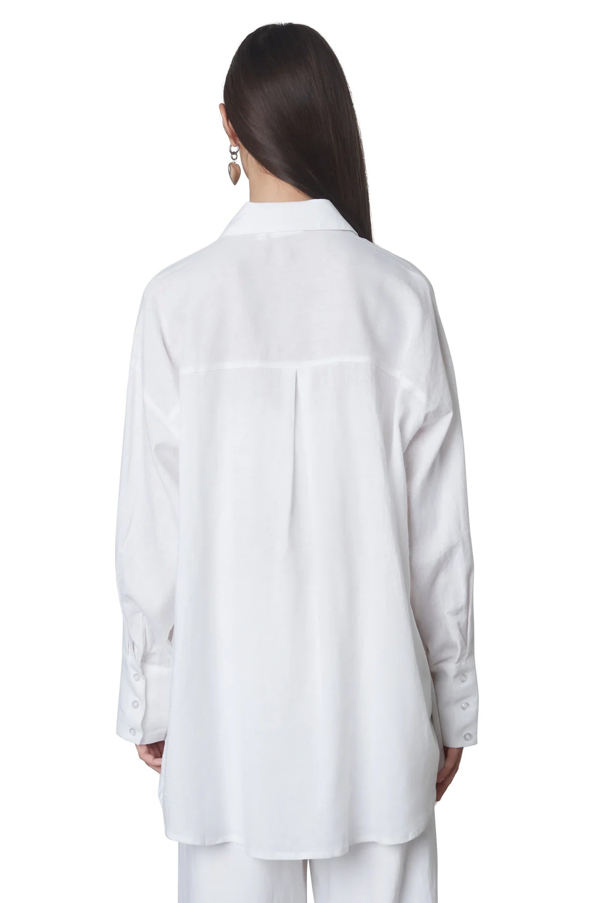 Tony Oversized Shirt White