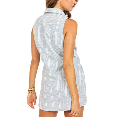 Flying Kite Romper Blue Ivory