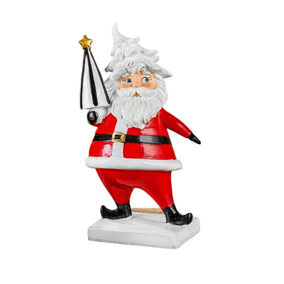 The Festive Santa with Christmas Tree