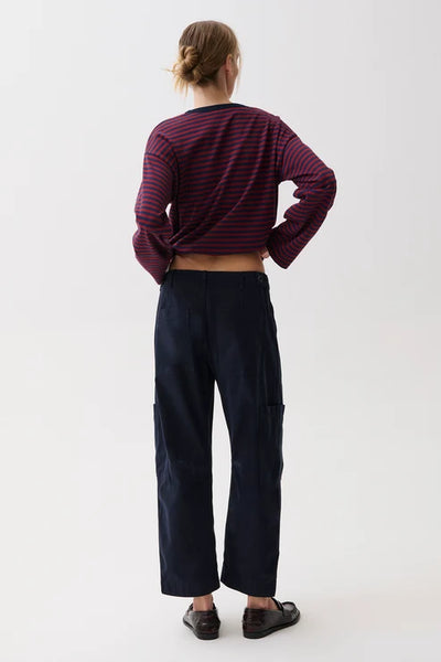 Sabrina Curved Utility Pant Nautical