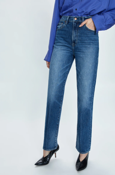 Cassie Super High Rise Straight Palladium