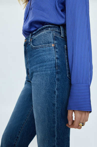 Cassie Super High Rise Straight Palladium
