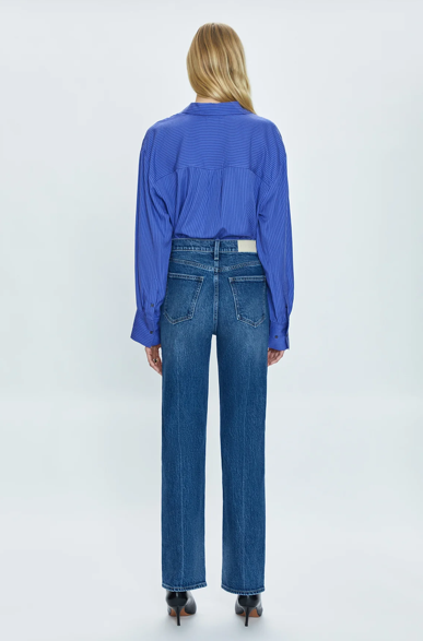 Cassie Super High Rise Straight Palladium