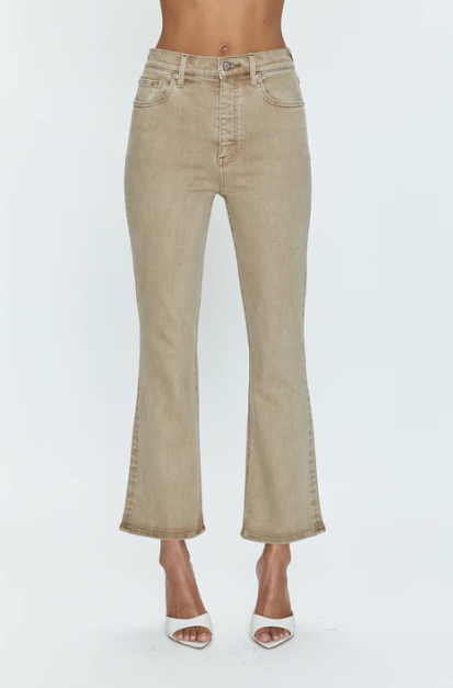 Lennon High Rise Crop Boot Mink Snow