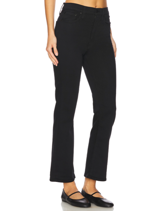 Lennon High Rise Crop Boot Noir