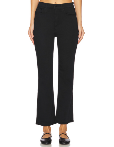Lennon High Rise Crop Boot Noir