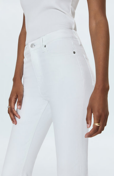 Lennon High Rise Boot Jean Vivid White