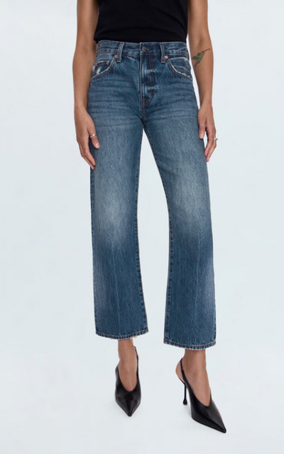 Lexi Mid Rise Bowed Straight Artisan