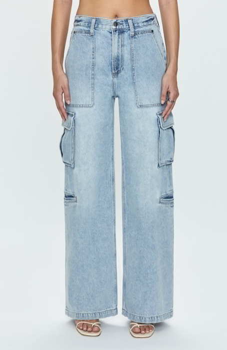 Milo Utility High Ultra Wide Leg Riviera