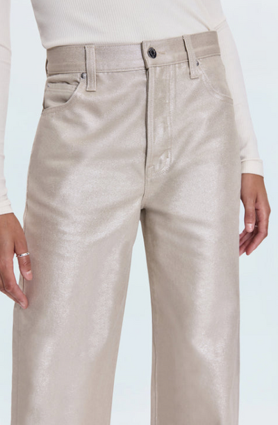 Tate High Rise Bowed Champagne Luster