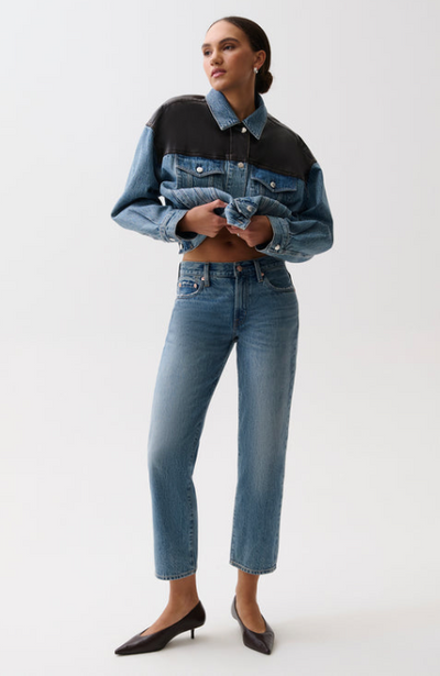 Issa Mid Rise Relaxed Ankle StraightMetropolis