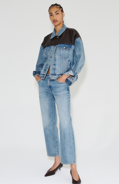 Issa Mid Rise Relaxed Ankle StraightMetropolis