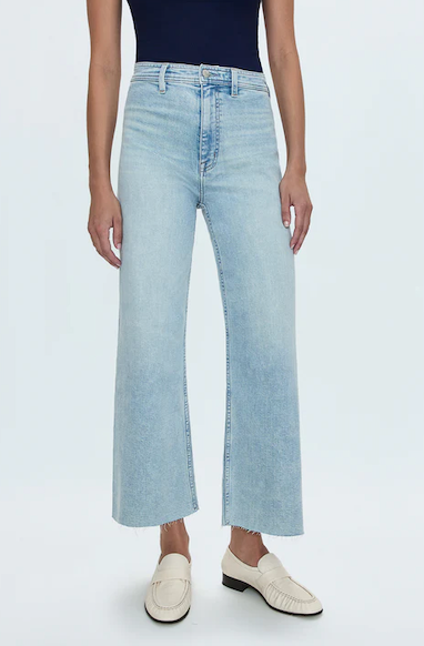 Penny Crop High Rise Wide Leg Jean Collective