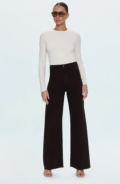 Penny High Rise Wide Leg  Mocha