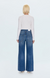 Caleb High Rise Stacked Waist Jean Echo