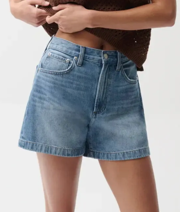 Saige High Rise A Line Short Sail Away