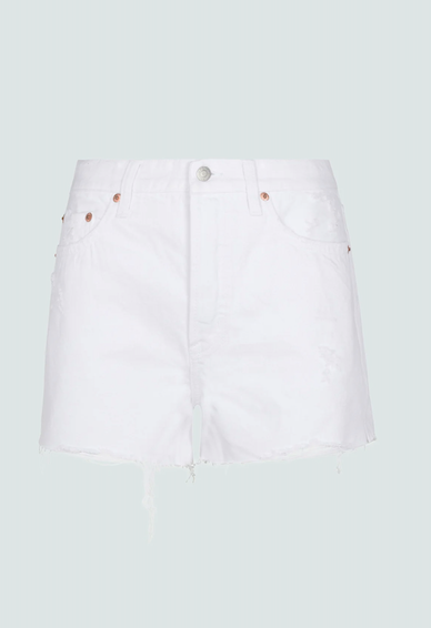 Nova High Rise Short Luxe White Vintage