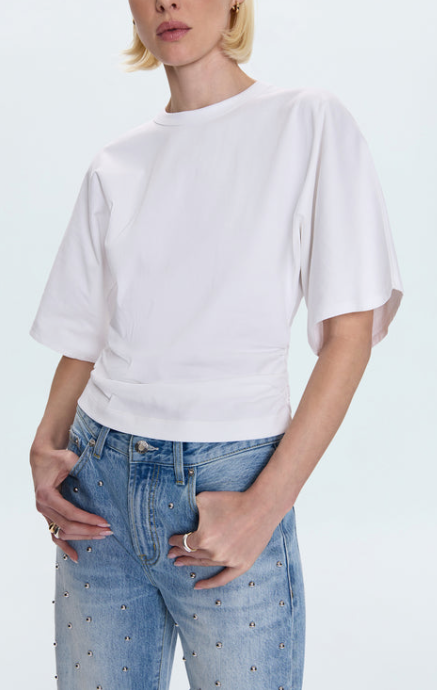 Veronica Kimono Tee Le Blanc