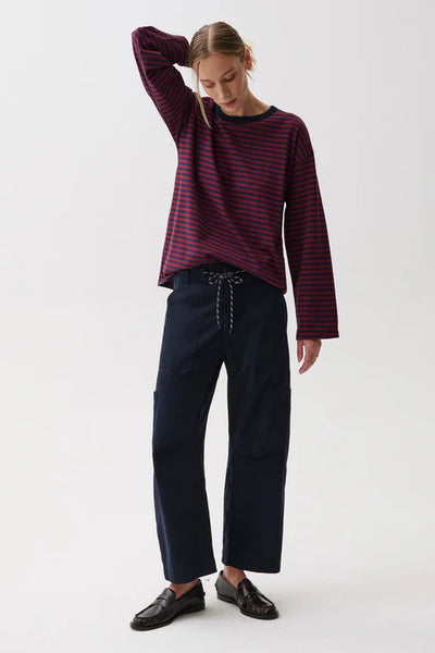 Sabrina Curved Utility Pant Nautical