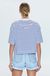 Mae Tee White Stripe Blue