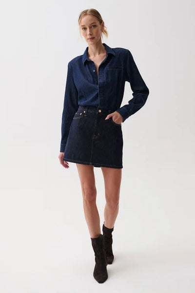 Pixie Mix Media Mini Dress