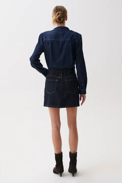 Pixie Mix Media Mini Dress