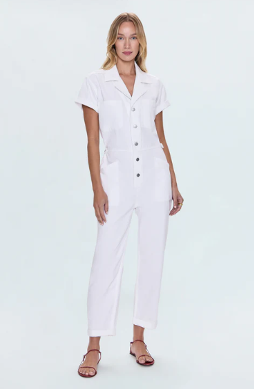 Grover Short Sleeve Field Suit Vivid White