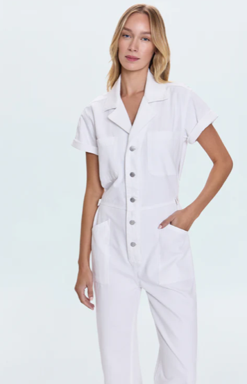 Grover Short Sleeve Field Suit Vivid White
