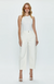 Eli High Rise Arched Trouser Eggshell