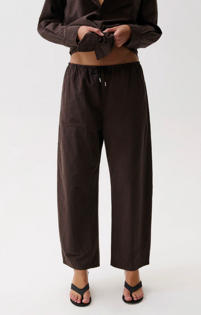 Theo Drawstring Poplin Pant