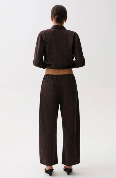 Theo Drawstring Poplin Pant