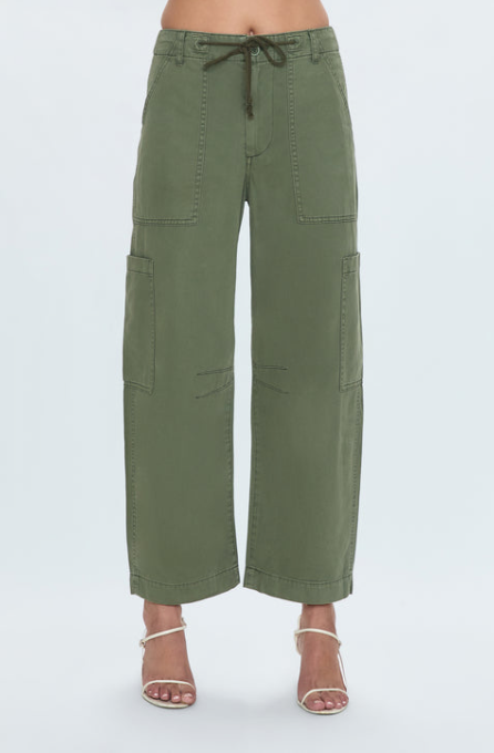 Sabrina Curved Utility Pant Medow