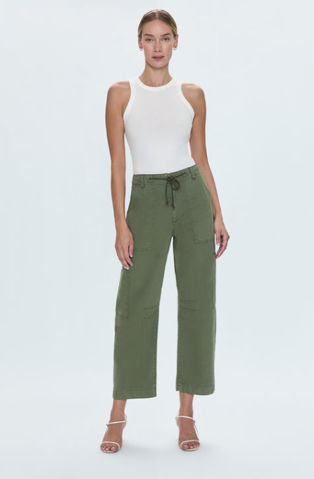 Sabrina Curved Utility Pant Medow